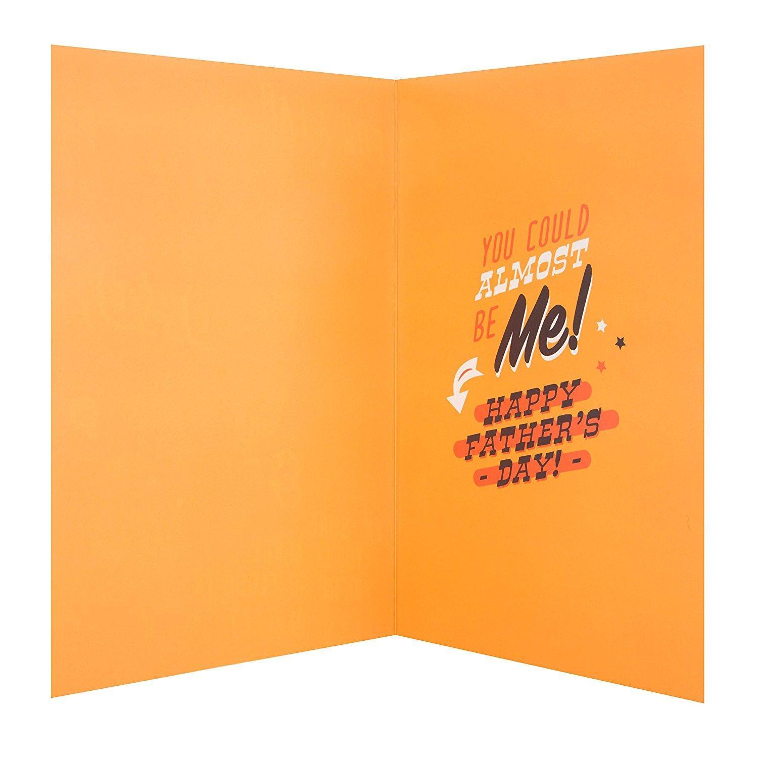Dad Father's Day 3D Foil Humour Card 'Clever and Funny'