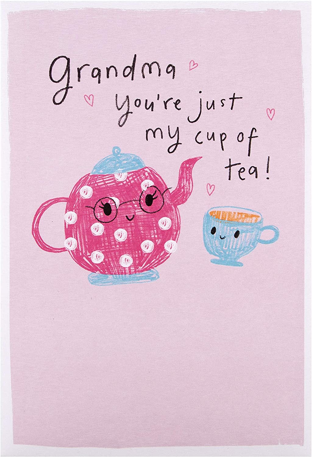 Cute Cup of Tea Design Grandma Birthday Card