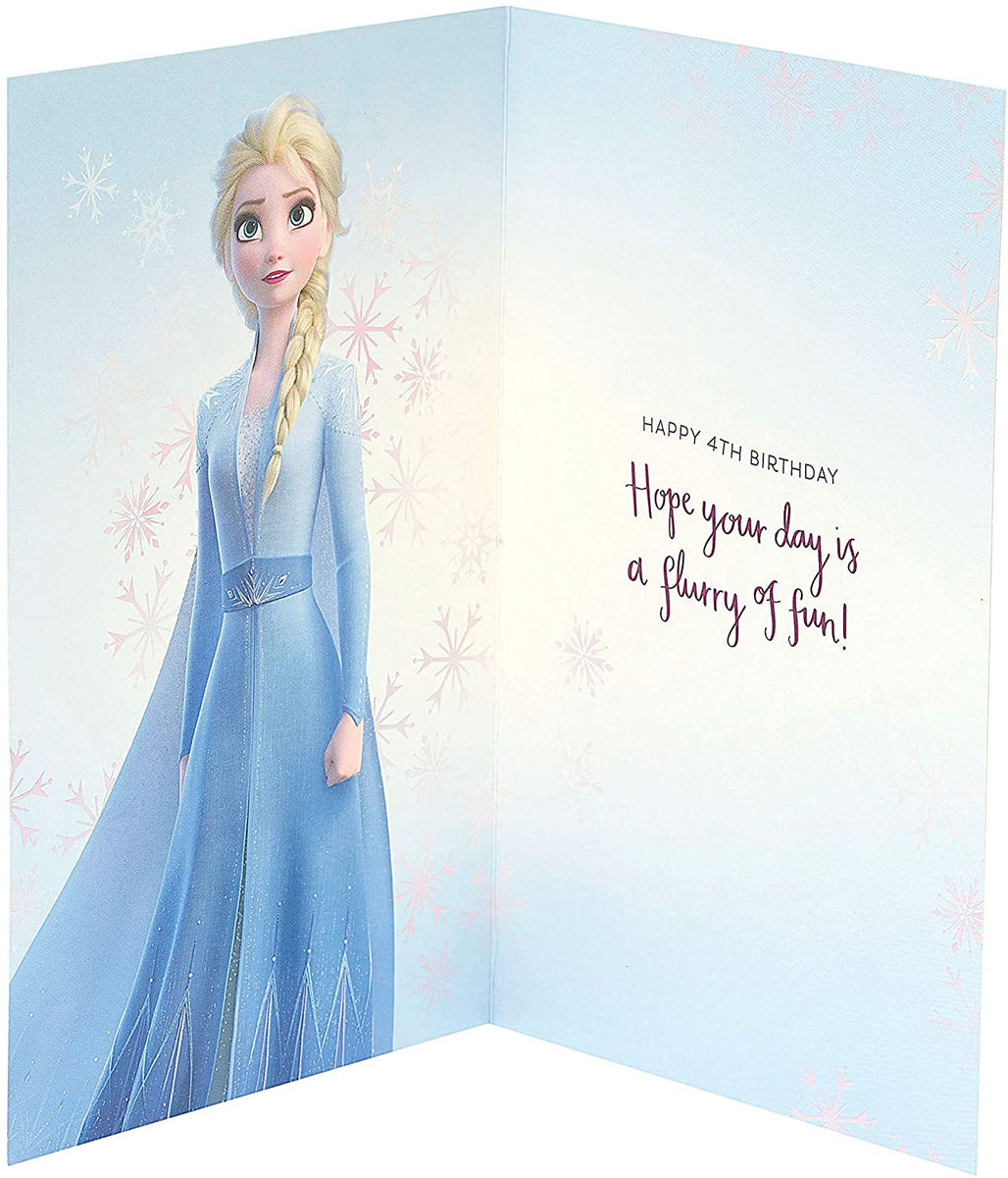 Frozen 2 Birthday Card Aged 5 Princess Elsa 5th Birthday – Collect Cards