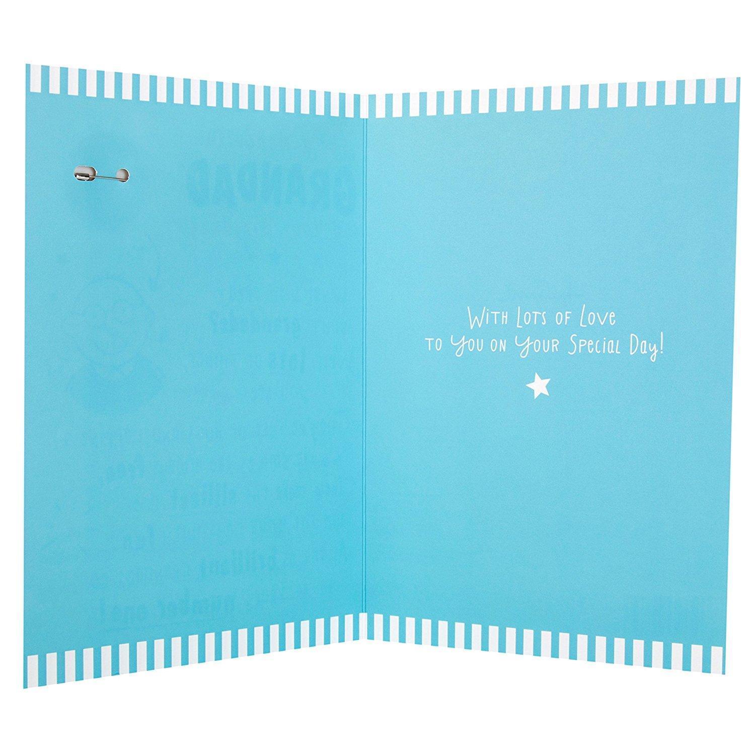 Grandad Birthday Card "With Badge"