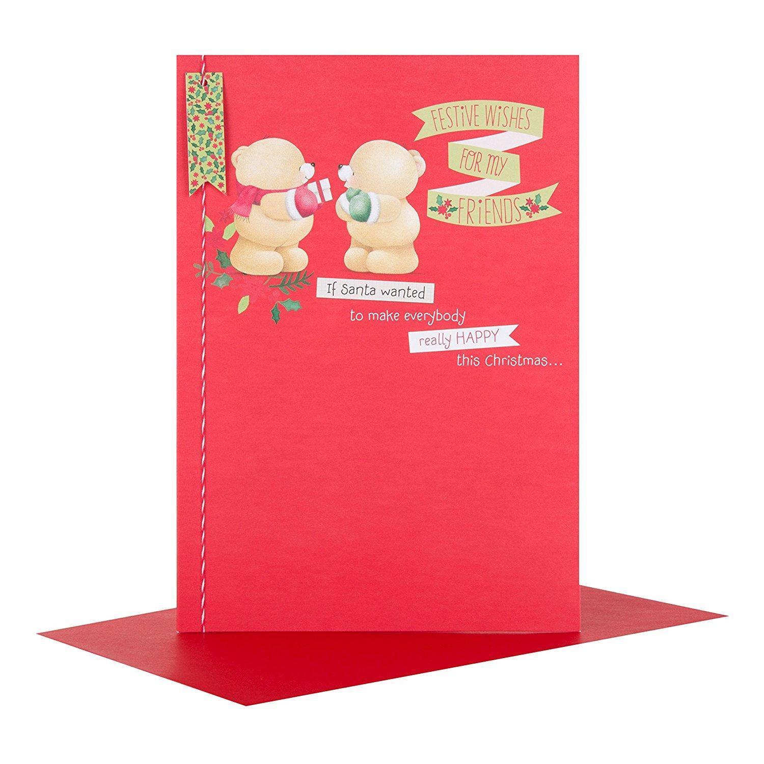 Forever Friends Friends Christmas Card 'For My Friends'
