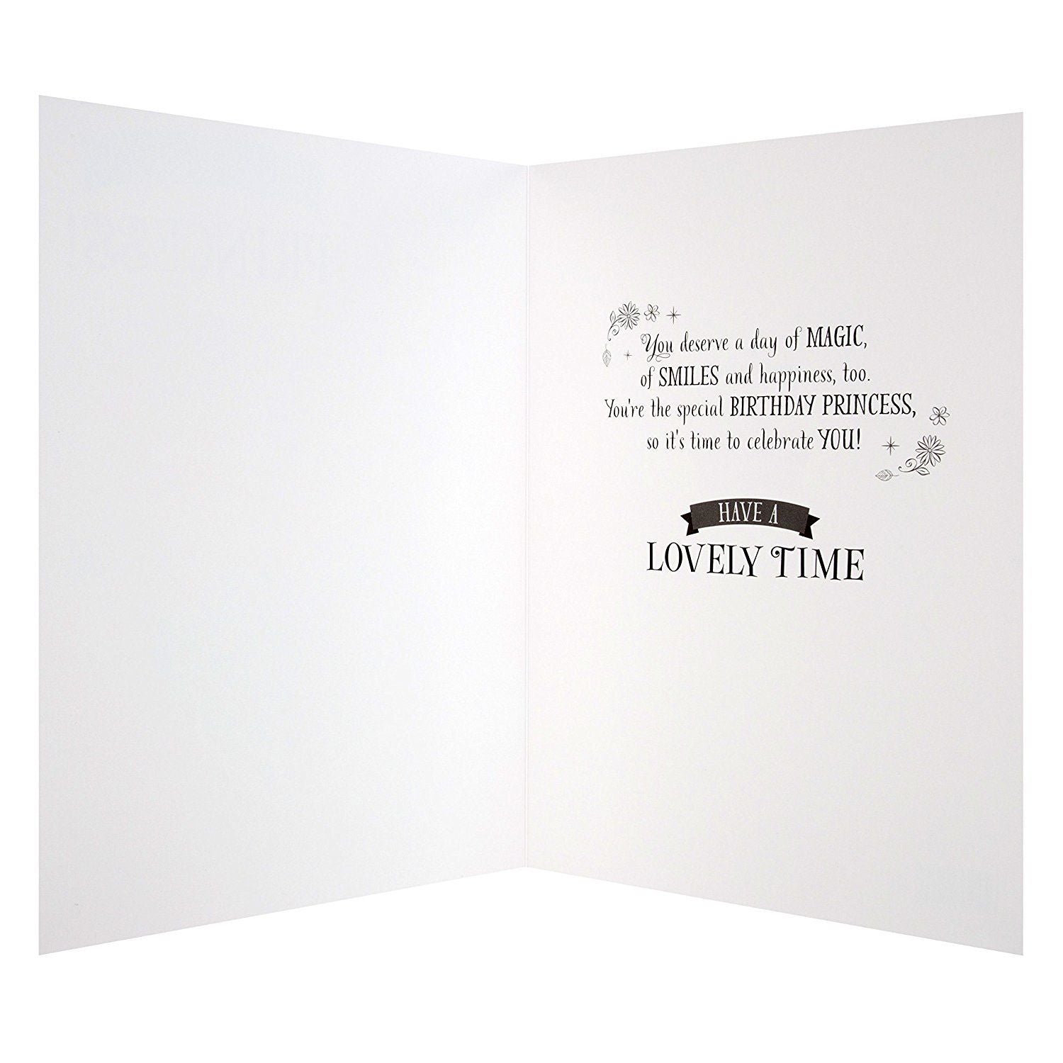 Disney Princess Birthday Card 'Dream Come True' Extra Large