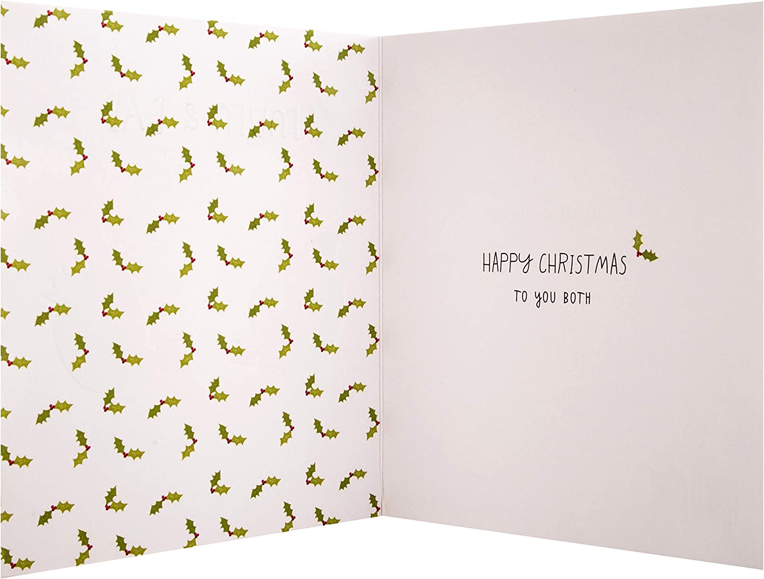 Funny Sprout Design Mum and Dad Christmas Card