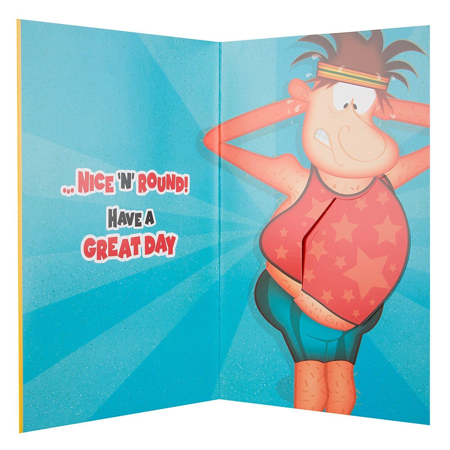 Dad Father's Day Card 'Nice and Round'