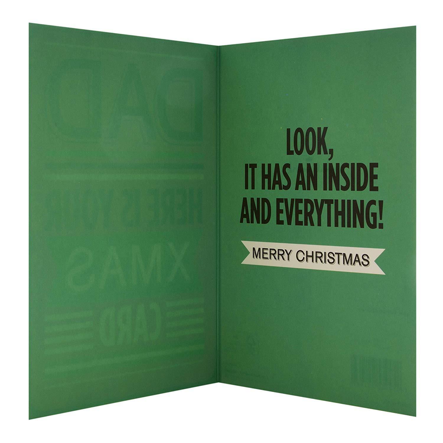 Dad Christmas Card "Funny"