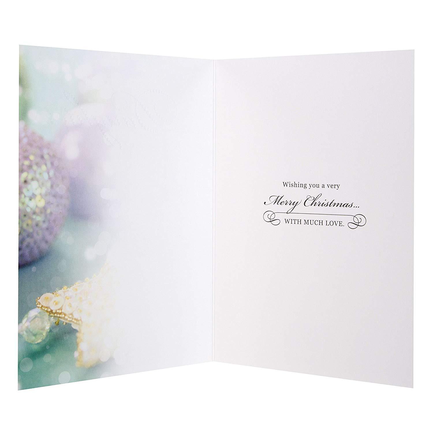 Daughter Christmas Card 'Much Love'