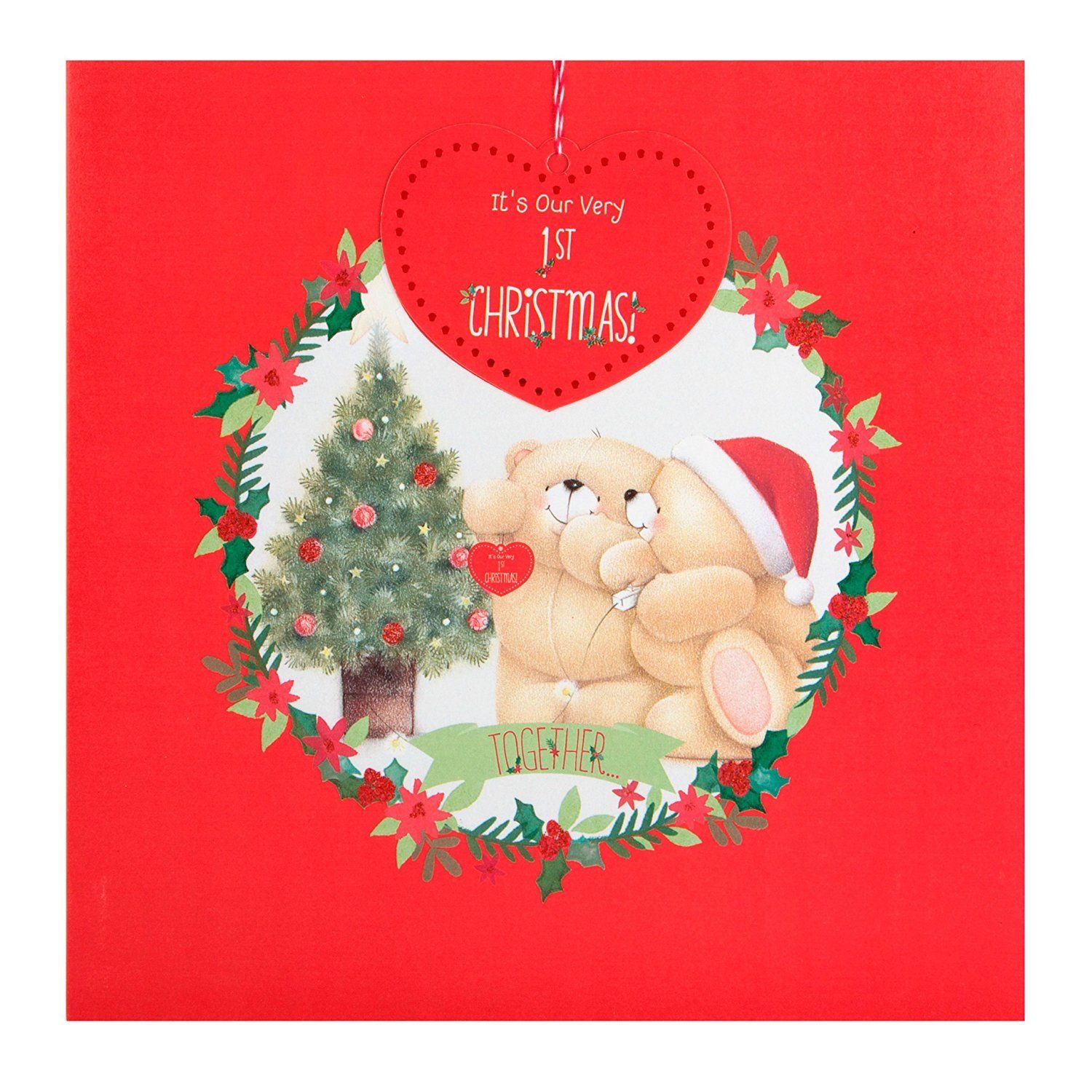 Forever Friends Christmas Card 'Sweet And Sparkly Times'