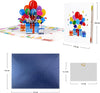 Colorful Balloons Gift Box Design 3D Pop Up Birthday Card