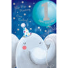 Elephant Holding Balloon With Trunk 1st Birthday Card