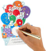 Pack of 8 Balloons and Cake Design Pop Up 3D Birthday Cards