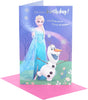 Disney Frozen Elsa & Olaf Design Birthday Card