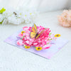 Butterfly Blossom Burst Carnation 3D Pop Up Greeting Card