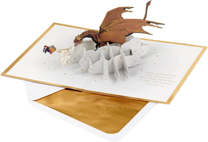 Harry Potter and Goblet of Fire Dragon 3D & Pop-Up Any Occasion Card Birthday Fathers Day