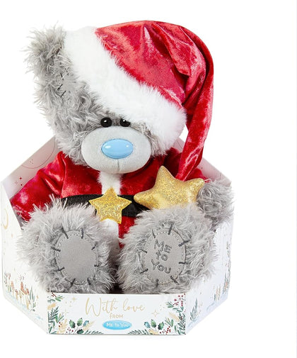 Me to You Tatty Teddy 19cm-High Cute Santa Bear In Luxury Gift Box Signature Collection