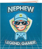 Monkey Legend Gamer Nephew Birthday Card