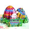 Peek- A-Bunny Festive Easter Pop Up Greeting Card