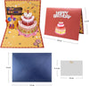 Strawberry Birthday Cake 3D Pop Up Greeting Card