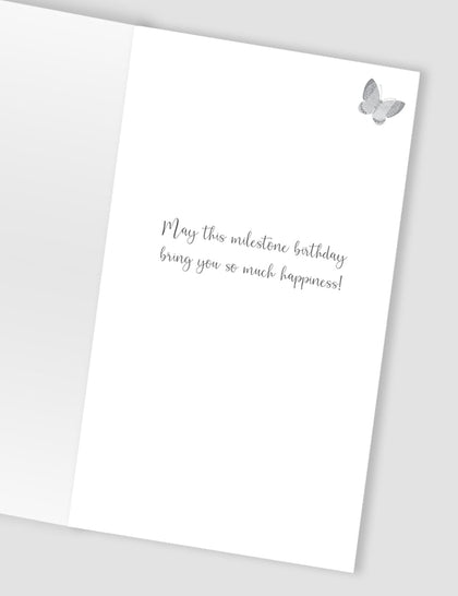 Sweet Surprise Hand-Finished 80th Birthday Card