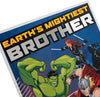 Marvel Superheroes Design with Activity Brother Birthday Card