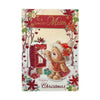 To a Special Mum Teddy At Mail Box Design Christmas Card