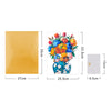 Tulip Harmony 3D Pop Up Vase Greeting Card