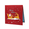 Santa Claus and Winter Scene 3D Pop Up Christmas Card