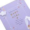 Crib & Toy Animals Design New Baby Girl Congratulations Card