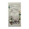 Loss of Father Floral Design Sympathy Opacity Card