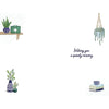 Decorative Shelf Illustration Get Well Soon Card