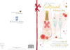 Champagne And Glasses Beautiful Girlfriend Luxury Handmade Valentine's Day Card