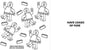 Fun Lego Character Design Kids' Birthday Card with Activity