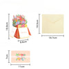 Floral Wishes 3D Pop Up Box Greeting Card