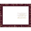 Hanging Paper Stars Aunt Christmas Card