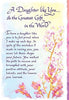 A Daughter Like You Open Greeting Card