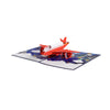 Airplane Skyward Sprint 3D Pop Up Greeting Card