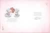 Bears With Bouquet Wonderful Wife Luxury Boxed Handmade Valentine's Day Card