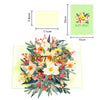 Lily Bloom Green 3D Pop Up Greeting Card