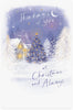 Winter Scene Design Thinking of You Christmas Card