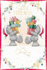 Bears Carrying Gifts Special Friends Christmas Card