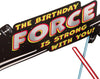 Luke Skywalker & Darth Vader 3D & Pop Up Star Wars Design Birthday Card
