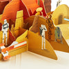 Signature Paper Wonder Star Wars Pop Up Birthday Card (Luke Skywalker and Obi-Wan),