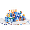 Bright Traditions Hanukkah Celebration 3D Pop Up Greeting Card