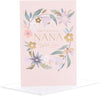 Floral Wreath With Love Design Nana Birthday Card