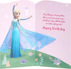 Disney Frozen Elsa Design 3rd Birthday Card with Badge