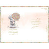 Bear With Large Vase Of Flowers Wife Luxury Handmade Mother's Day Card