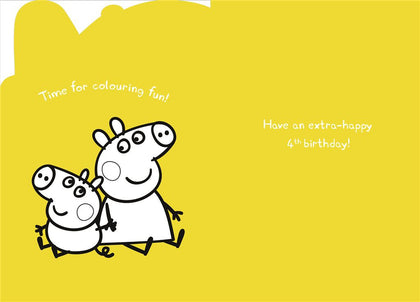Peppa Pig 4th Birthday Let the fun begin! Activity Inside
