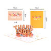 Floral Display Joyful 3D Pop Up Thank You Card