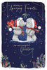 Bears Sharing Kiss Amazing Fiancé Christmas Card