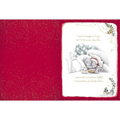 Bears Decorating Tree Amazing Husband Luxury Handmade Boxed Christmas Card