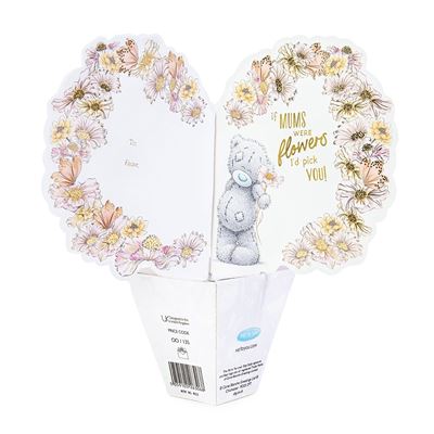 Bear Flower Pot Beautiful Mum Mother's Day Pop-Up Card